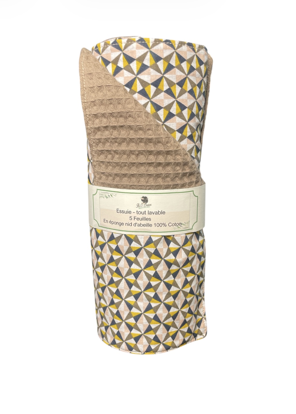 Essuie-tout-lavable 5 feuilles